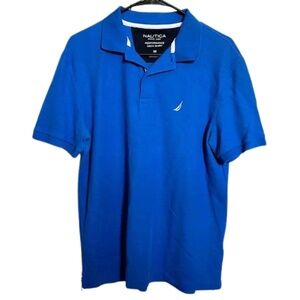 Nautica Performance Deck Polo Royal Blue Medium